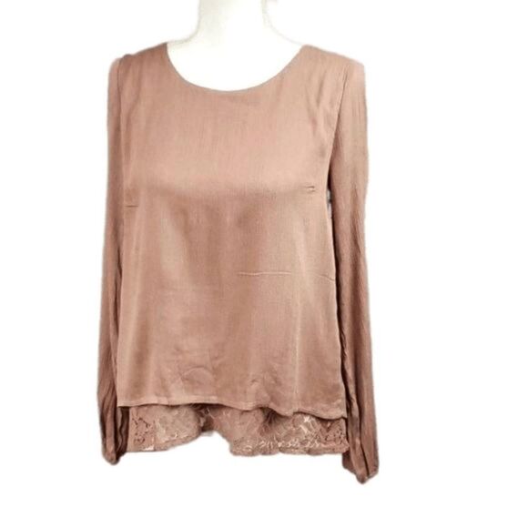 Onetheland, Mauve Peek a Boo Back Top, Medium - Picture 1 of 10